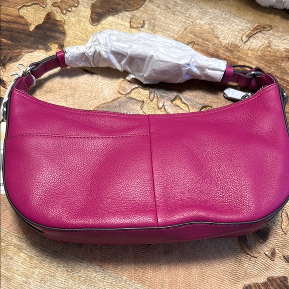 RADLEY LONDON Pink Leather Shoulder Bag with Slouchy Design - Picture 4 of 7